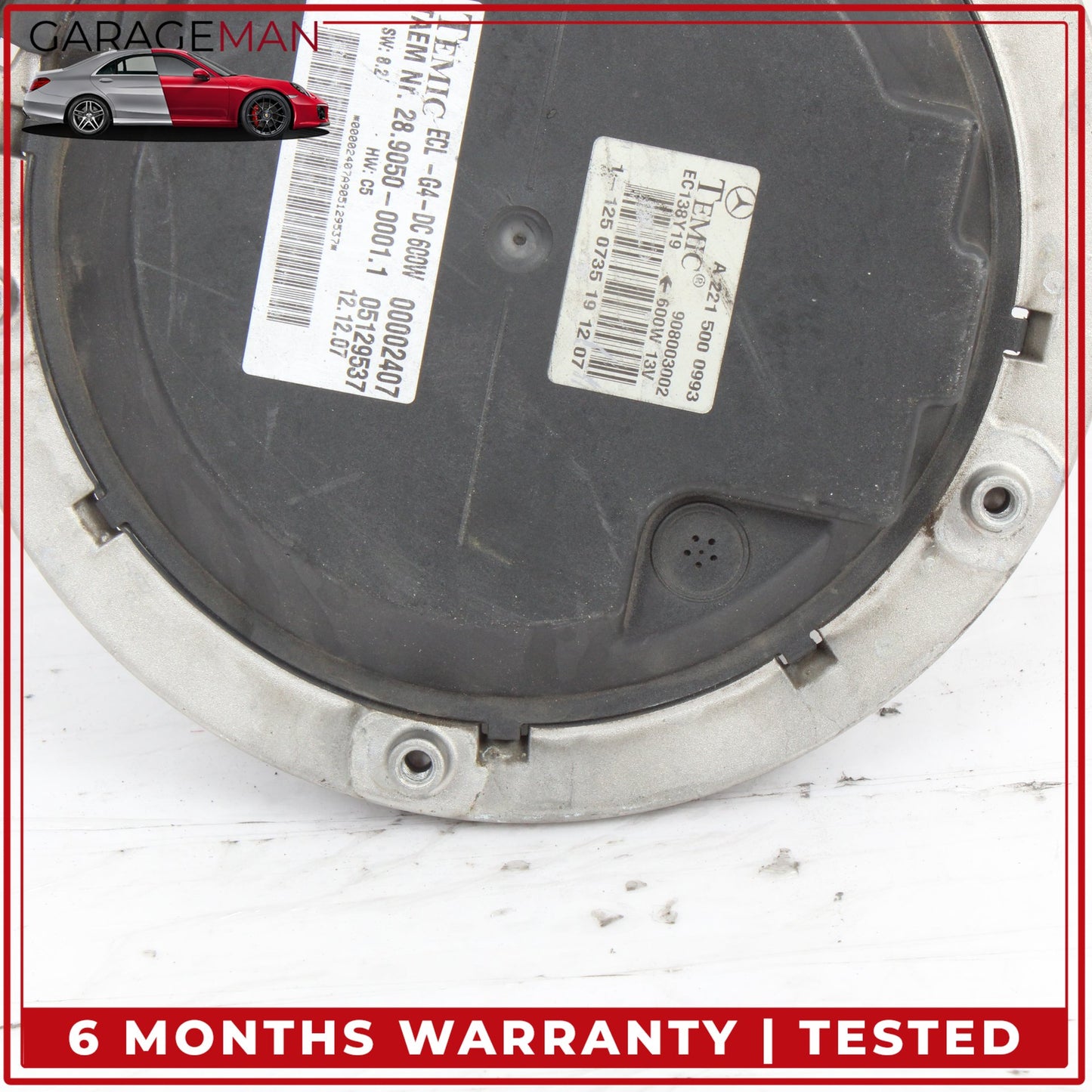 2007-2013 Mercedes W221 S550 S400 CL550 Radiator Cooling Fan Motor Temic OEM