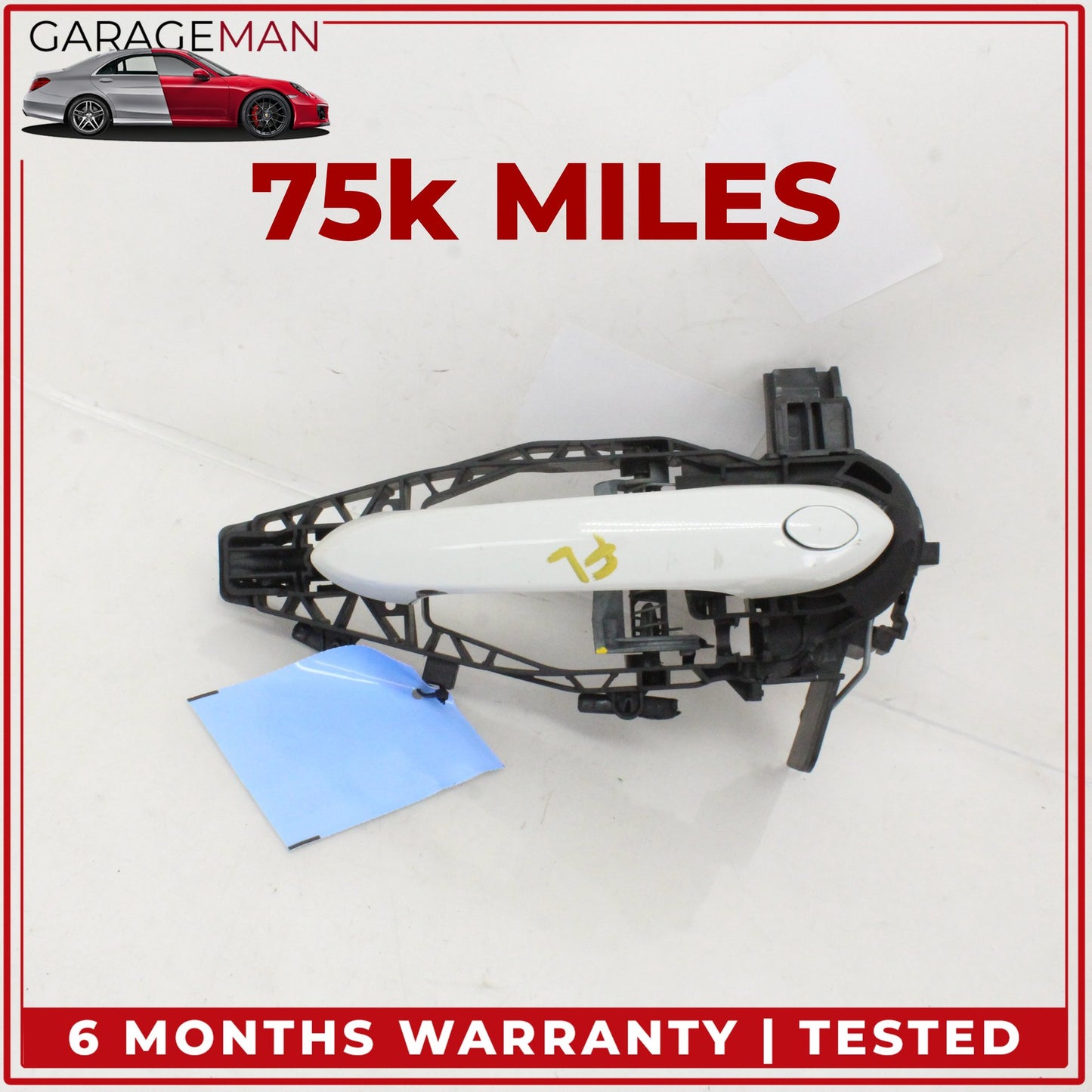 2019-2025 BMW M340i G20 Front Left Driver Side Exterior Door Handle White OEM