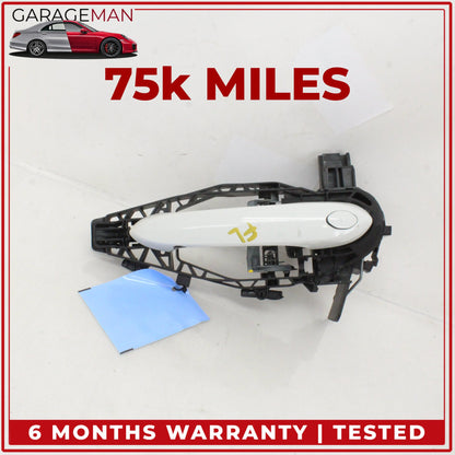 2019-2025 BMW M340i G20 Front Left Driver Side Exterior Door Handle White OEM