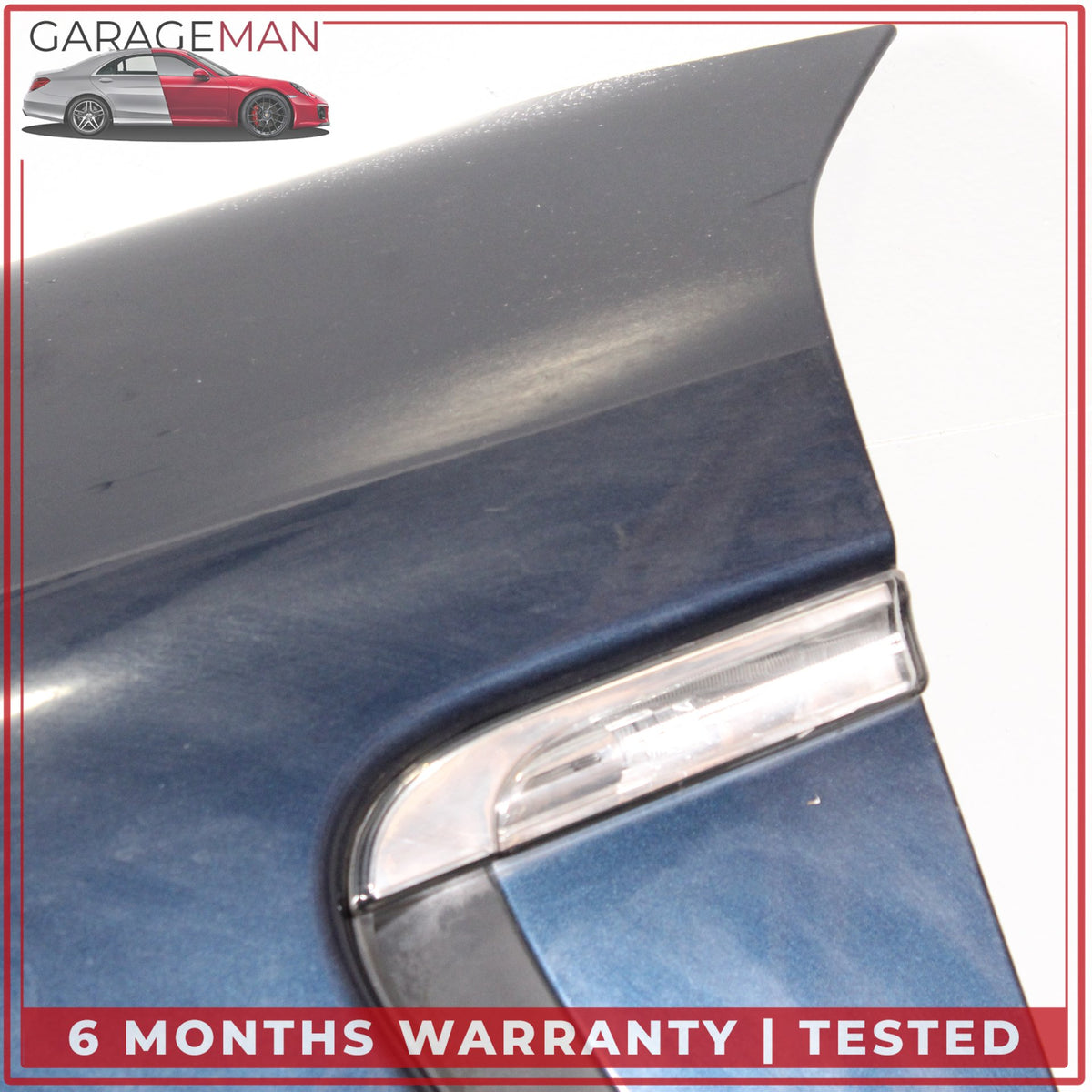 2010-2013 Porsche Panamera 970 Front Left Fender Panel Dark Blue Metallic OEM