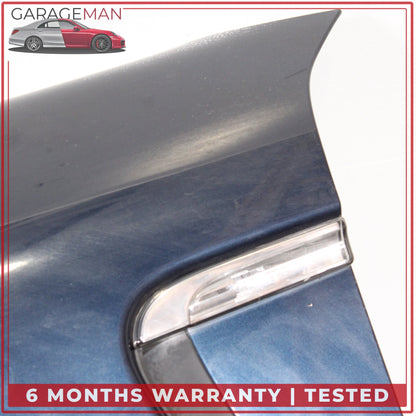 2010-2013 Porsche Panamera 970 Front Left Fender Panel Dark Blue Metallic OEM
