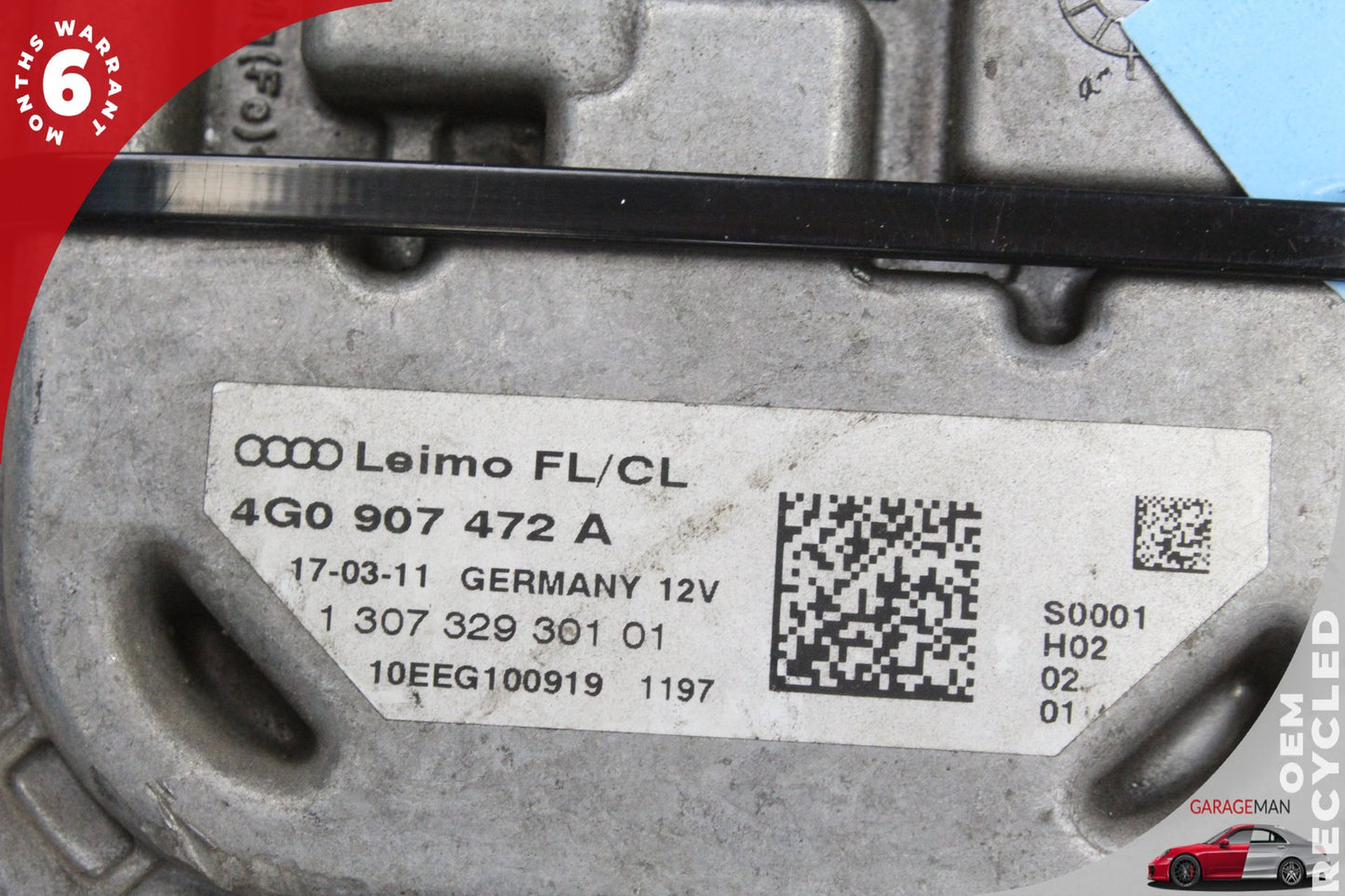 2012-2015 Audi A7 S7 LED Headlight Lamp Ballast Control Module 4G0907472A OEM