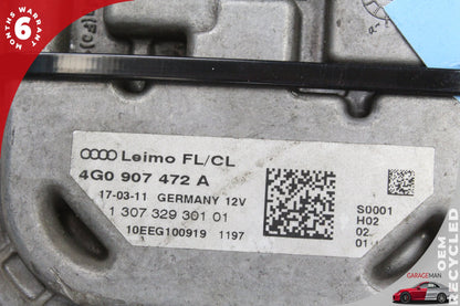 2012-2015 Audi A7 S7 LED Headlight Lamp Ballast Control Module 4G0907472A OEM