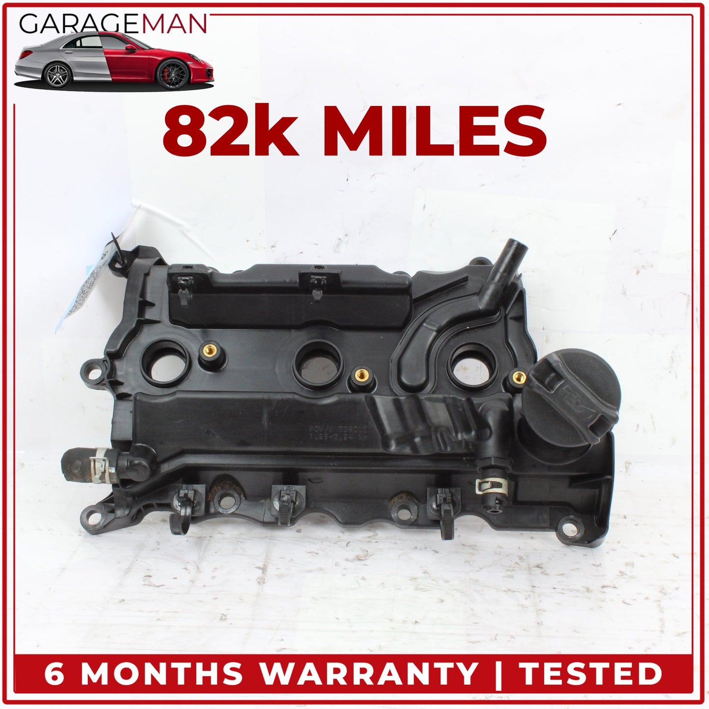 2016-2024 Infiniti Q50 Q60 3.0L Left Cylinder Head Valve Cover 132645CA0B OEM
