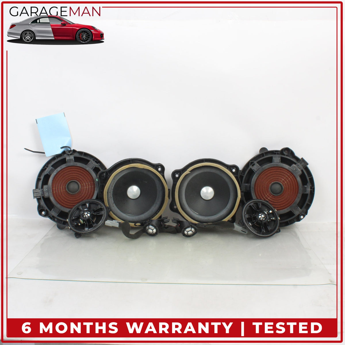 2010-2012 Land Rover Range Rover L322 Front and Rear Audio Sound Speaker Set OEM