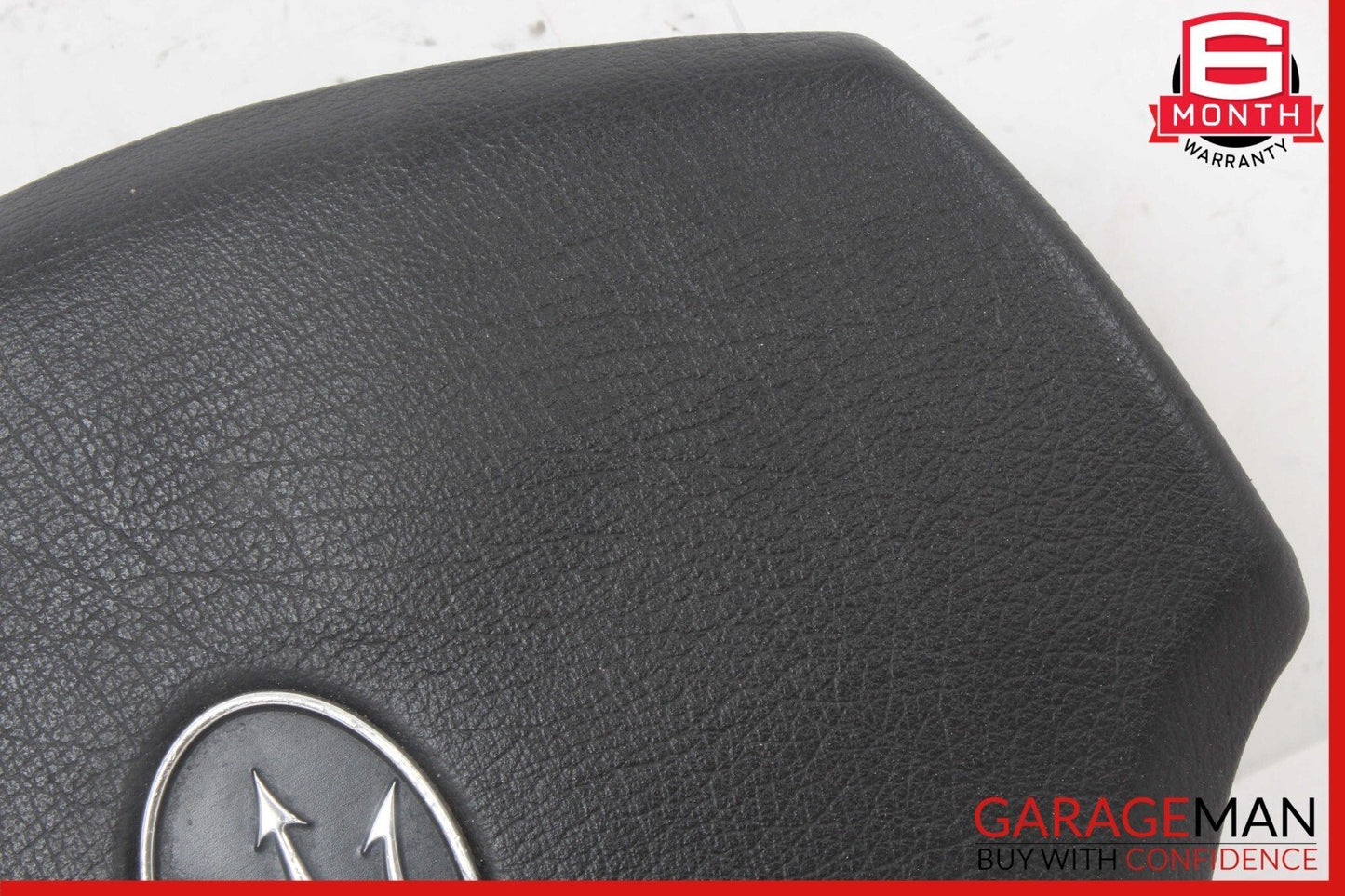 03-13 Maserati Quattroporte M139 Steering Wheel Air Bag Airbag Black OEM