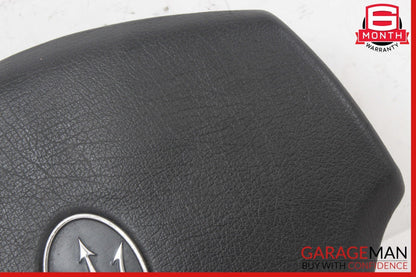 03-13 Maserati Quattroporte M139 Steering Wheel Air Bag Airbag Black OEM