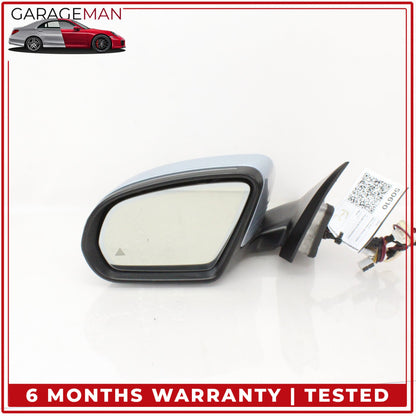 2015-2016 Mercedes W205 C300 Front Left Door Rear View Mirror w/ Blind Spot OEM