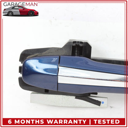 2014-2024 Infiniti Q50 V37 Rear Left Driver Side Exterior Door Handle Blue OEM