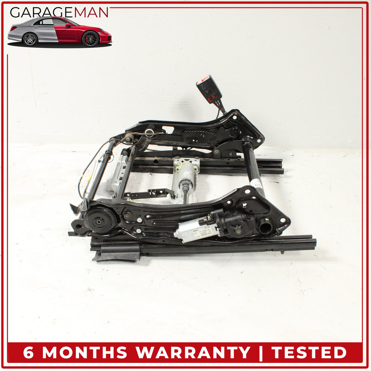2010-2016 Mercedes W212 E400 Front Left Seat Track Frame Rail 2129103336 OEM