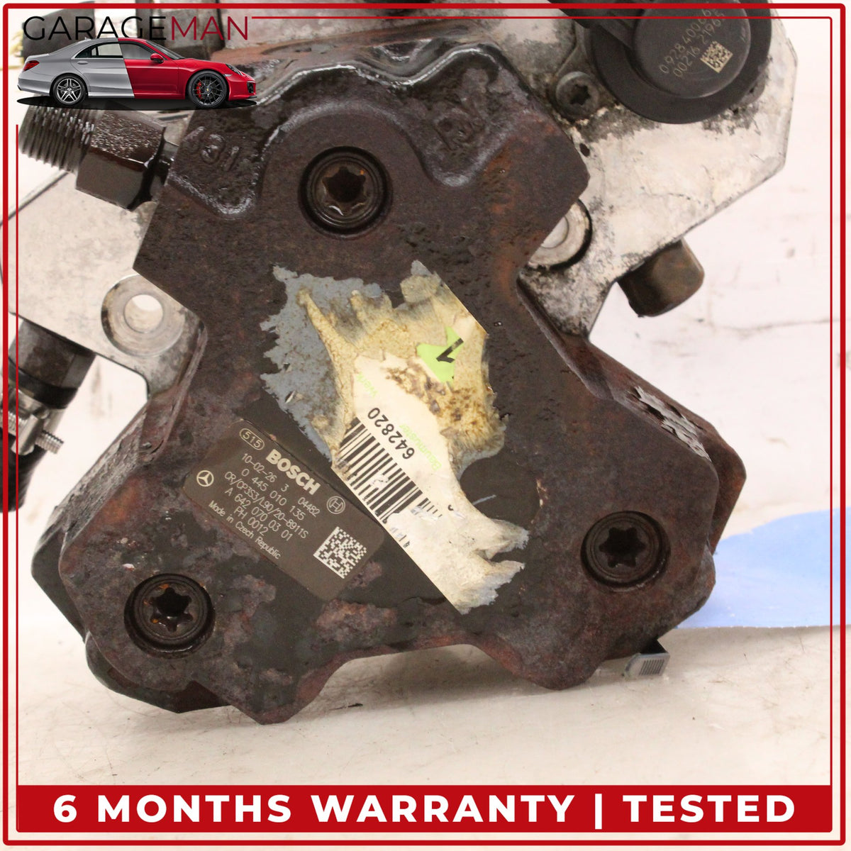 2007-2010 Mercedes W164 ML350 OM642 BlueTec Diesel High Pressure Fuel Pump OEM