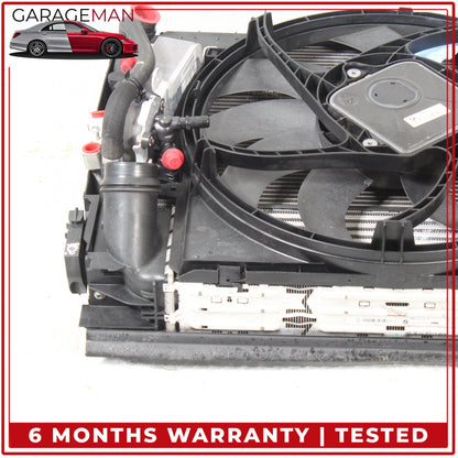 2012-2016 BMW 428i F36 Engine Radiator Cooling Fan Motor Assembly 8641947