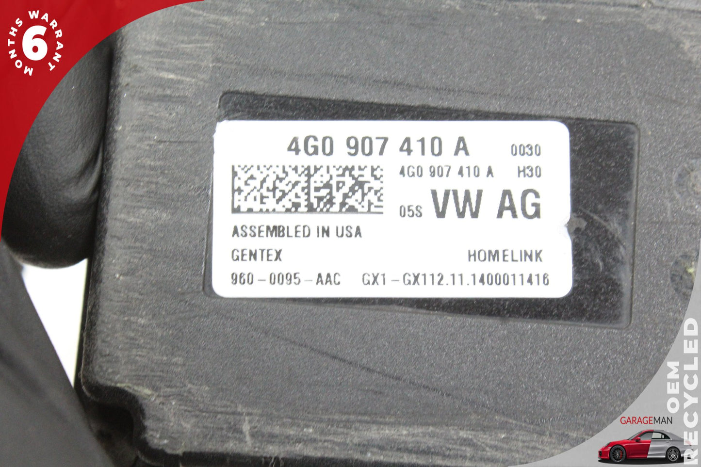 2011-2018 Audi A5 A4 HomeLink Garage Door Opener Control Module 4G0907410A OEM