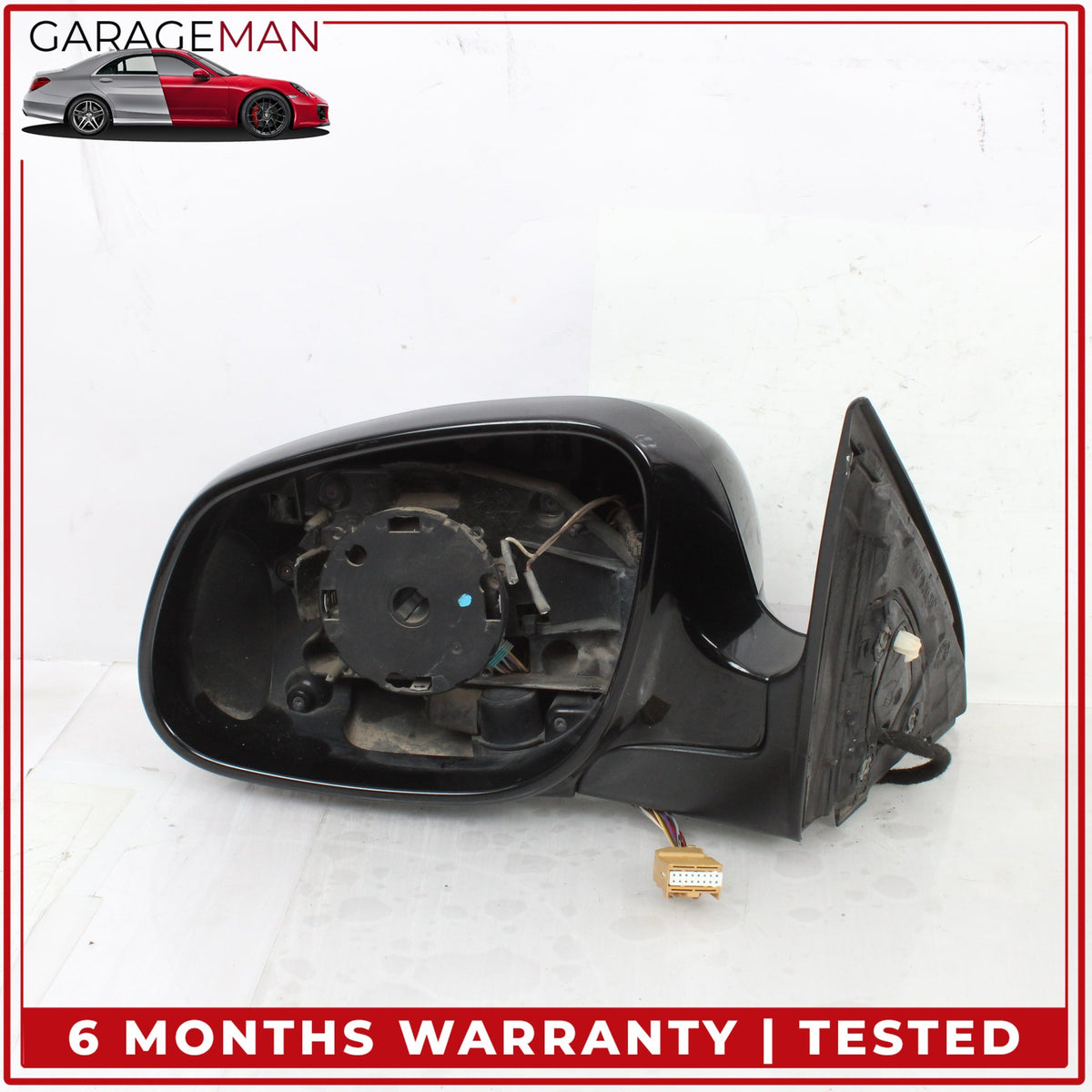 2003-2010 Porsche Cayenne 955 957 Left Door Rear View Mirror w/o Glass OEM
