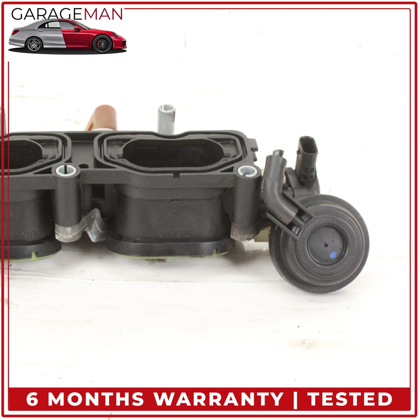 2011-2018 Porsche Cayenne 958 Audi Q7 Left Lower Intake Manifold w/ Bracket OEM