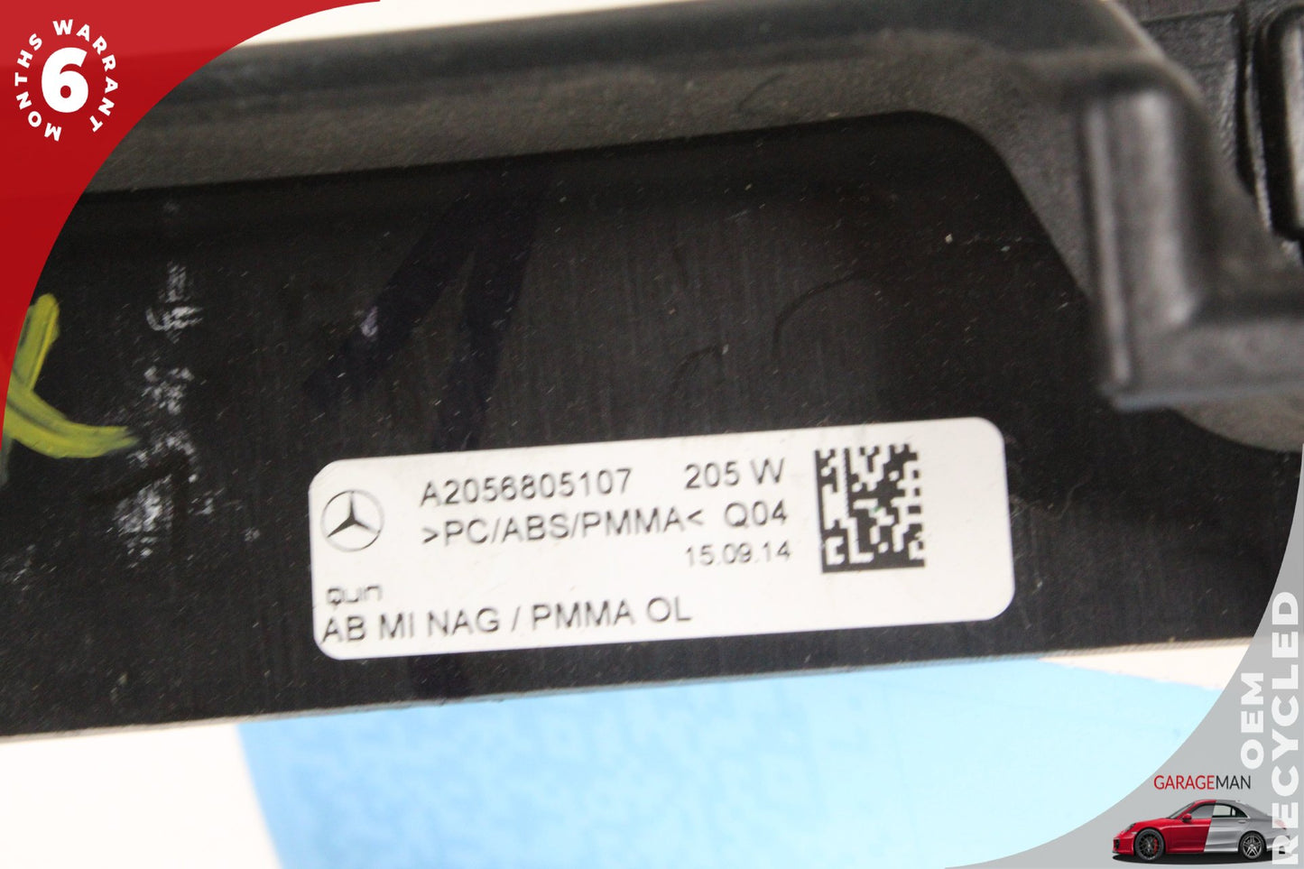 2015-2020 Mercedes W205 C300 C350e Center Console Trim Bezel 2056805507 OEM