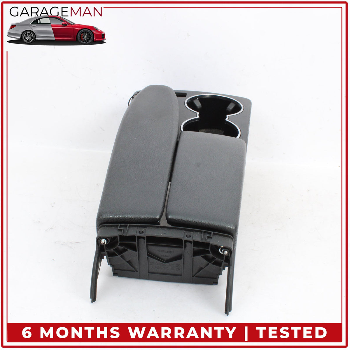 2008-2014 Mercedes W204 C250 Front Center Console Armrest Dual Cup Holder OEM