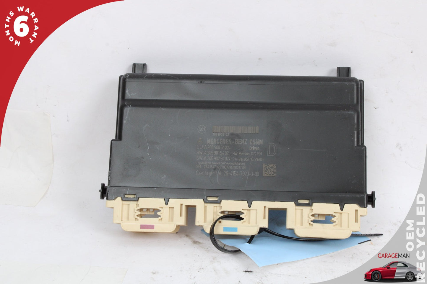2018 Mercedes-Benz C350e W205 Sedan Front Left Seat Control Module 2059005122 OEM