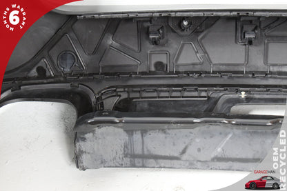2011-2014 Porsche Cayenne 958 S Hybrid Rear Bumper Cover 95850541110 Jet Black Metallic