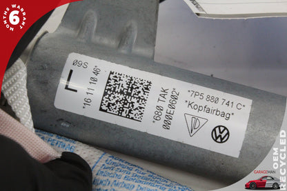 2011-2018 Porsche Cayenne 958 Left Driver Side Upper Roof Curtain Air Bag OEM
