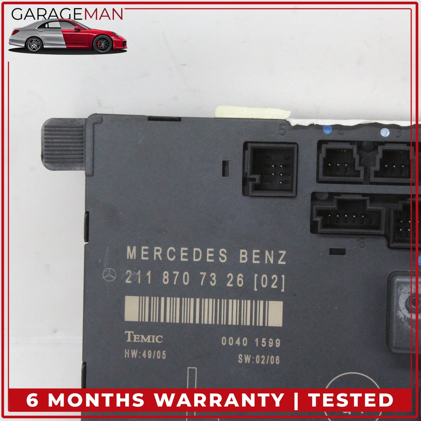 2003-2009 Mercedes W211 E350 E550 Front Left Door Control Module 2118208185 OEM
