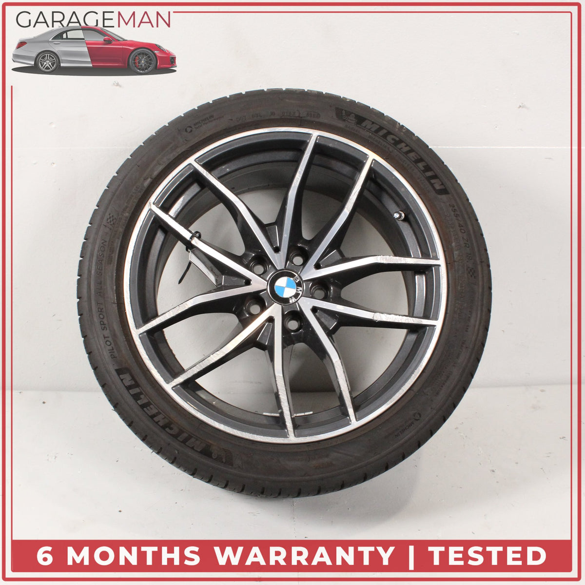 2019-2026 BMW Z4 G29 Styling 770 V-Spoke Rear Wheel Rim w/ Tire 9Jx18 ET28 OEM