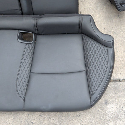 2016-2020 Infiniti Q50 V37 Red Sport Front and Rear Complete Seat Assembly OEM