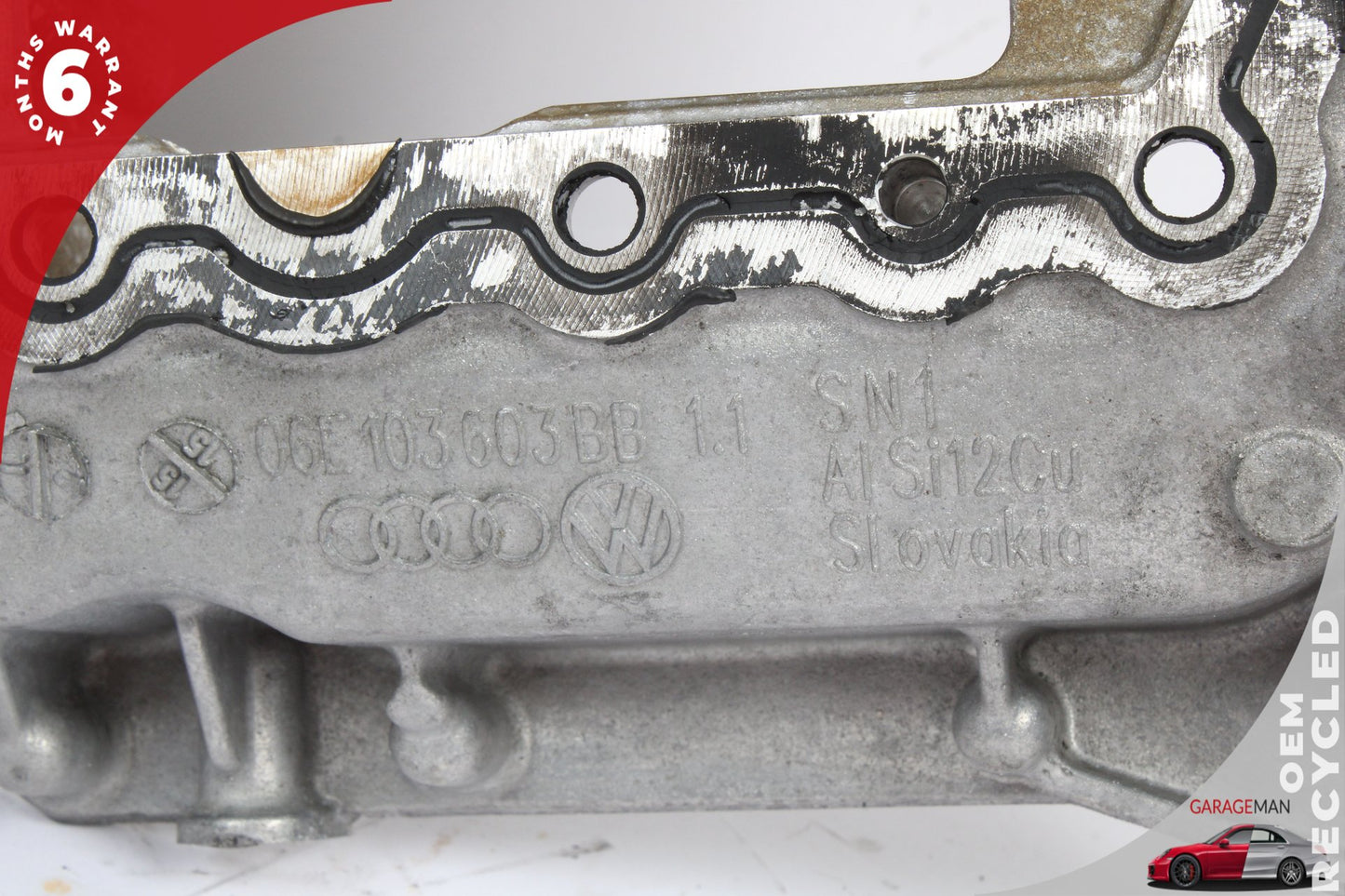 2012-2018 Audi A7 A6 A8 3.0L Engine Motor Upper Oil Pan 06E103603BB OEM