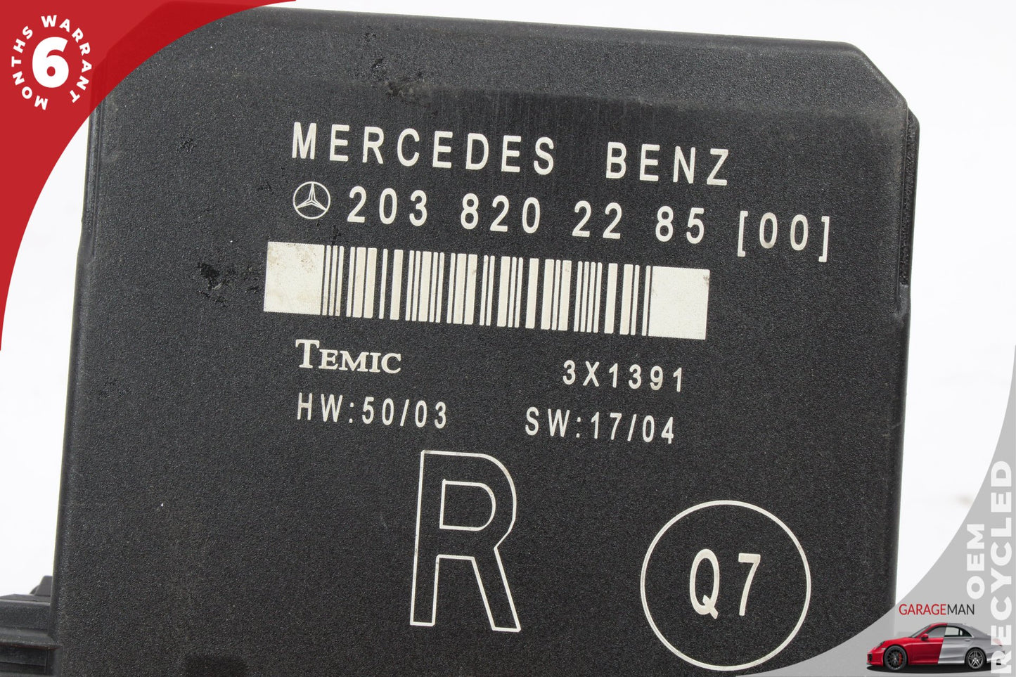 2001-2007 Mercedes W203 C230 Rear Right Side Door Control Module 2038202285 OEM