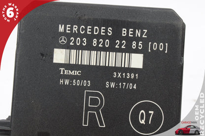 2001-2007 Mercedes W203 C230 Rear Right Side Door Control Module 2038202285 OEM