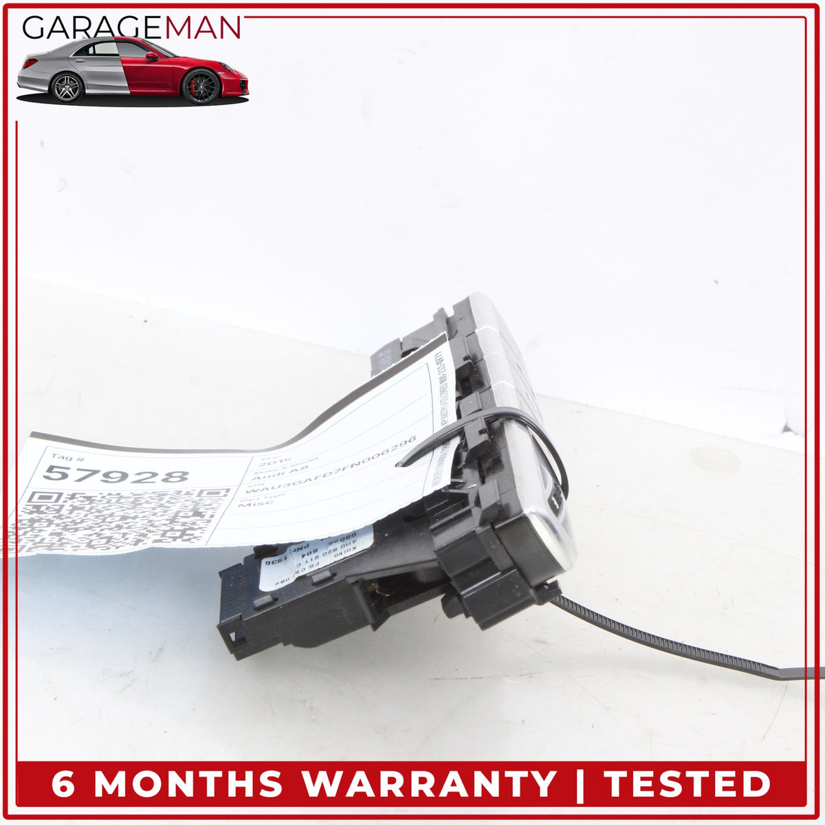 2011-2018 Audi A8 S8 Emergency Warning Hazard Light Control Switch Button OEM