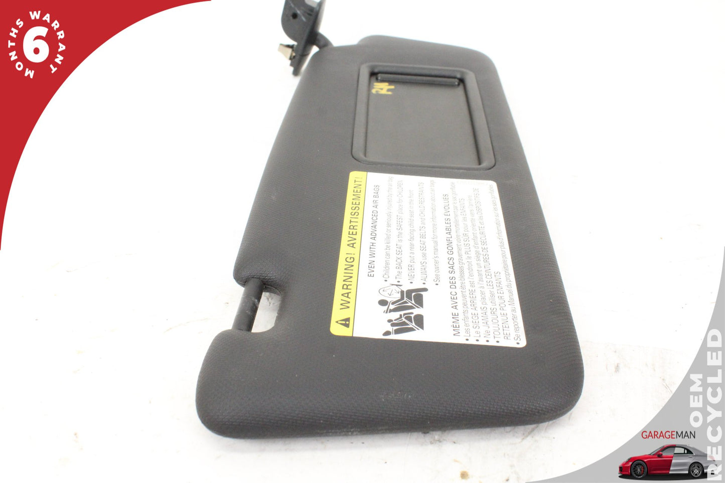 2009-2017 Audi A5 A4 S4 S5 Front Right Passenger Side Sun Visor 8U0857552D OEM