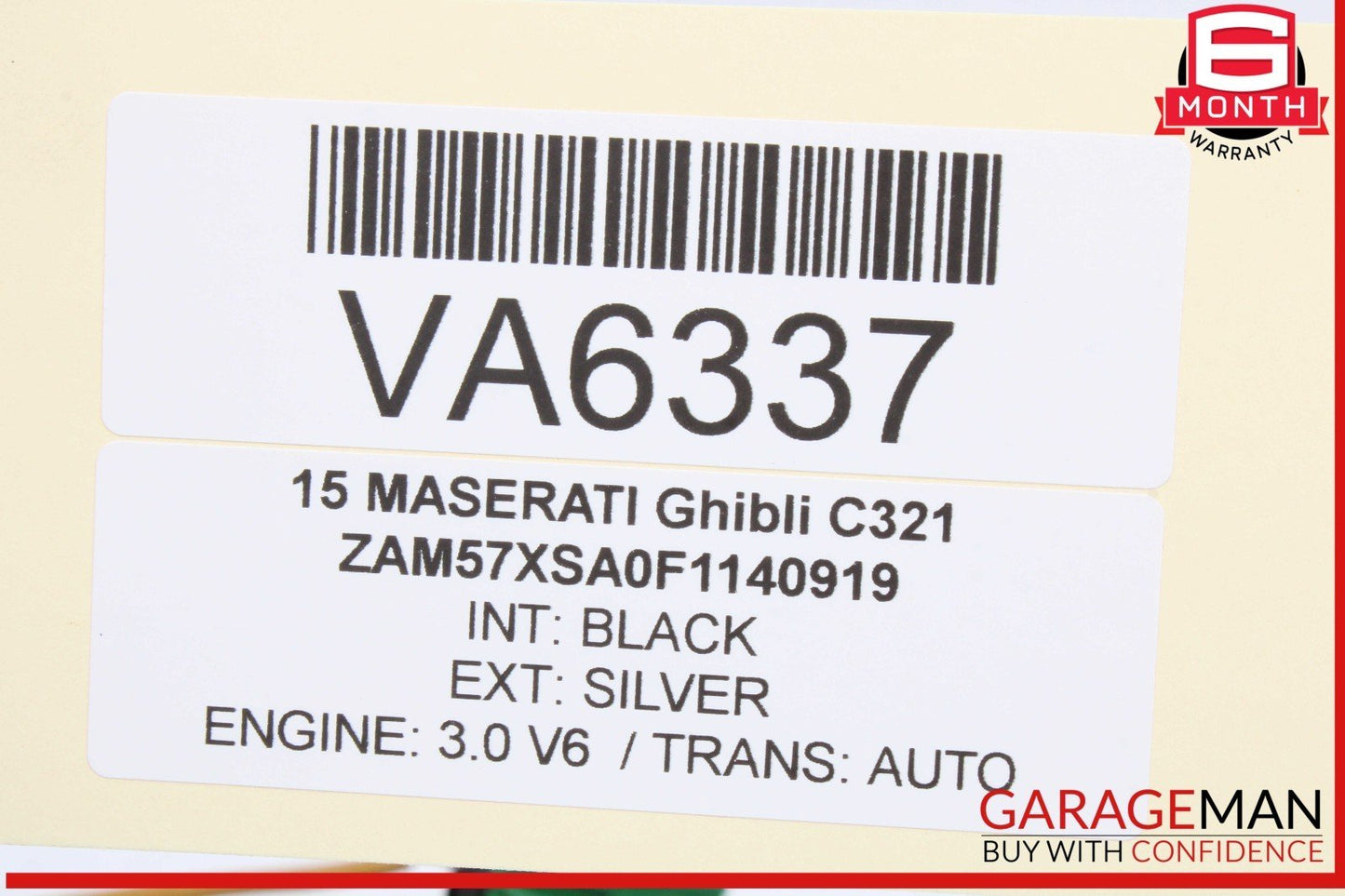14-21 Maserati Ghibli Quattroporte Front Right Passenger Side Dashboard Airbag