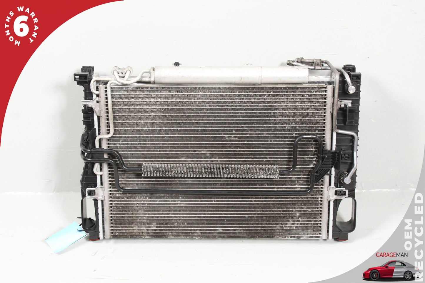 2003-2006 Mercedes W219 CLS500 Engine Cooling Radiator AC A/C Condenser Assembly