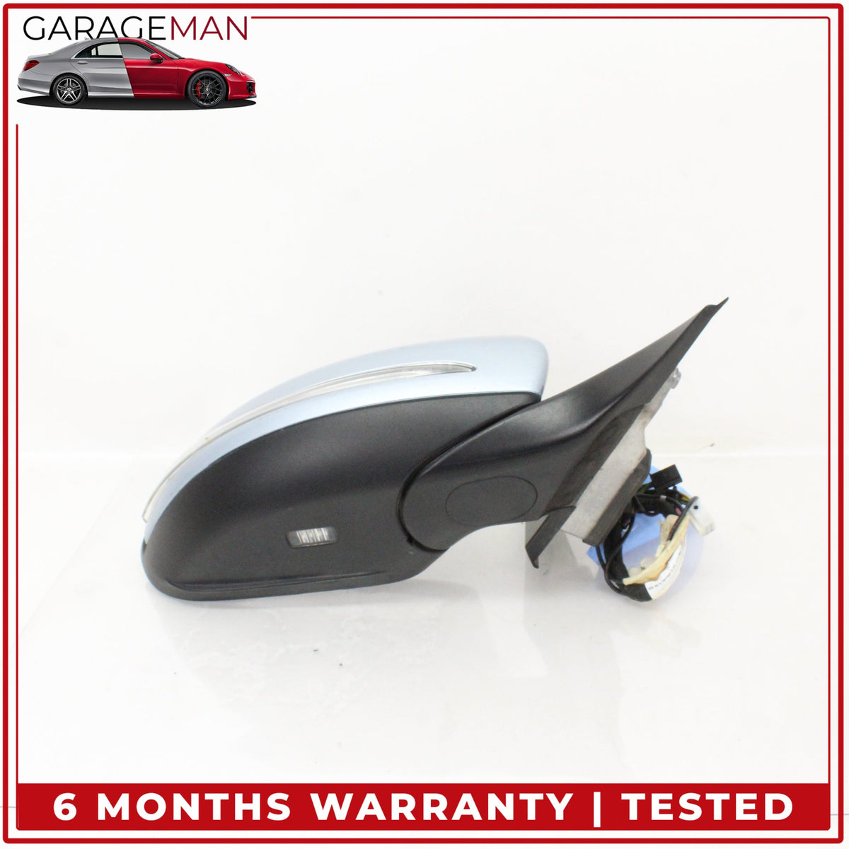 2015-2016 Mercedes W205 C300 Front Right Door Rear View Mirror w/ Blind Spot OEM