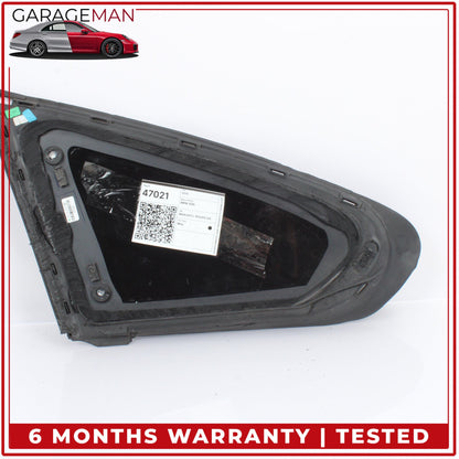 2015-2017 BMW 428i xDrive Gran Coupe Rear Right Side Quarter Window Glass OEM