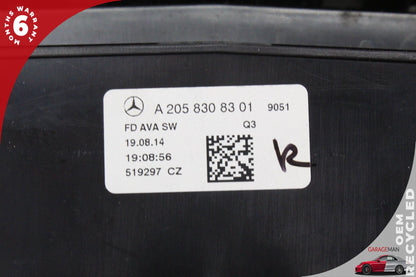 2015-2020 Mercedes W205 C300 C350e Rear Center Console A/C Air Vent Trim OEM