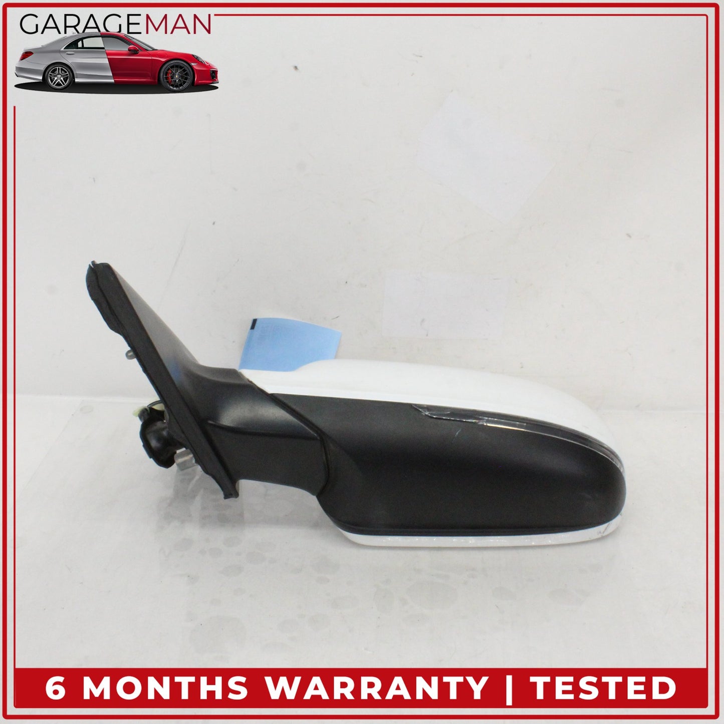 2009-2016 Audi A4 Front Left Driver Side Door Rear View Mirror White OEM