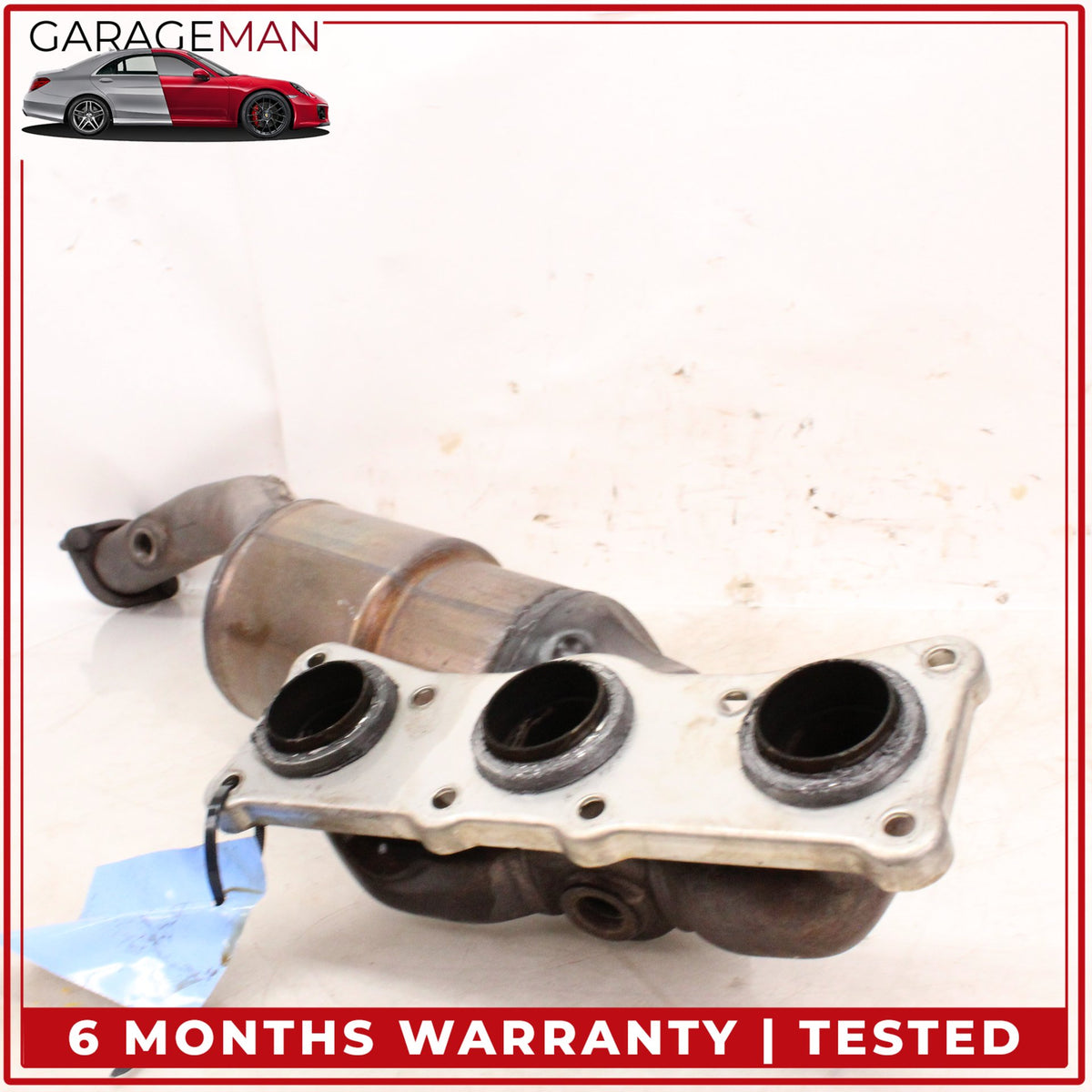 2007-2010 BMW X5 E70 Exhaust Manifold Downpipe Cylinder 1-3 7558769 OEM