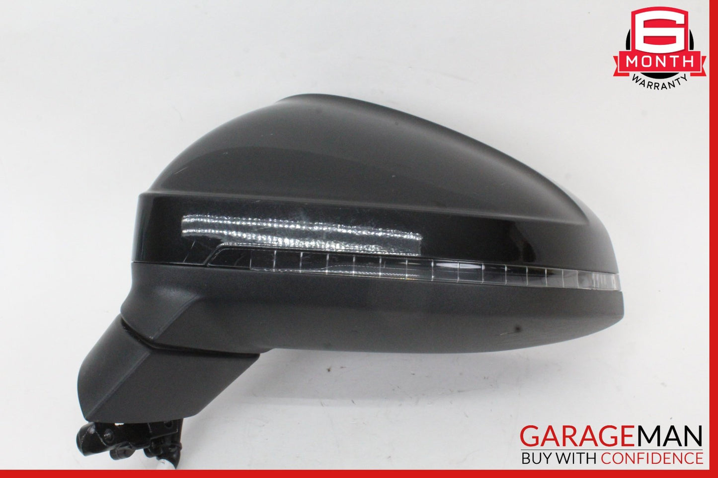 2017-2024 Audi A4 Front Left Side Door Rear View Mirror Black 8W1857409G OEM