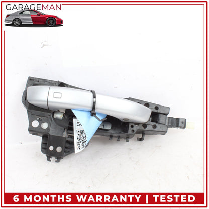 2017-2024 Audi Q7 Right Passenger Side Exterior Door Handle Silver Metallic OEM