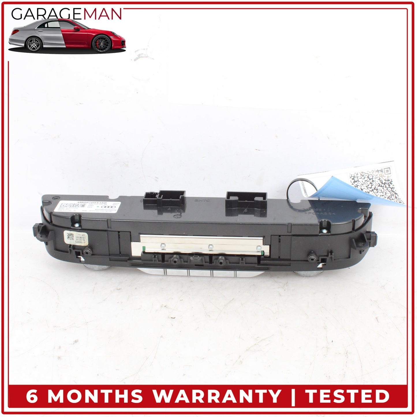 2017-2019 Audi Q7 Front AC A/C Temperature Climate Control Panel 4M0820043AB OEM