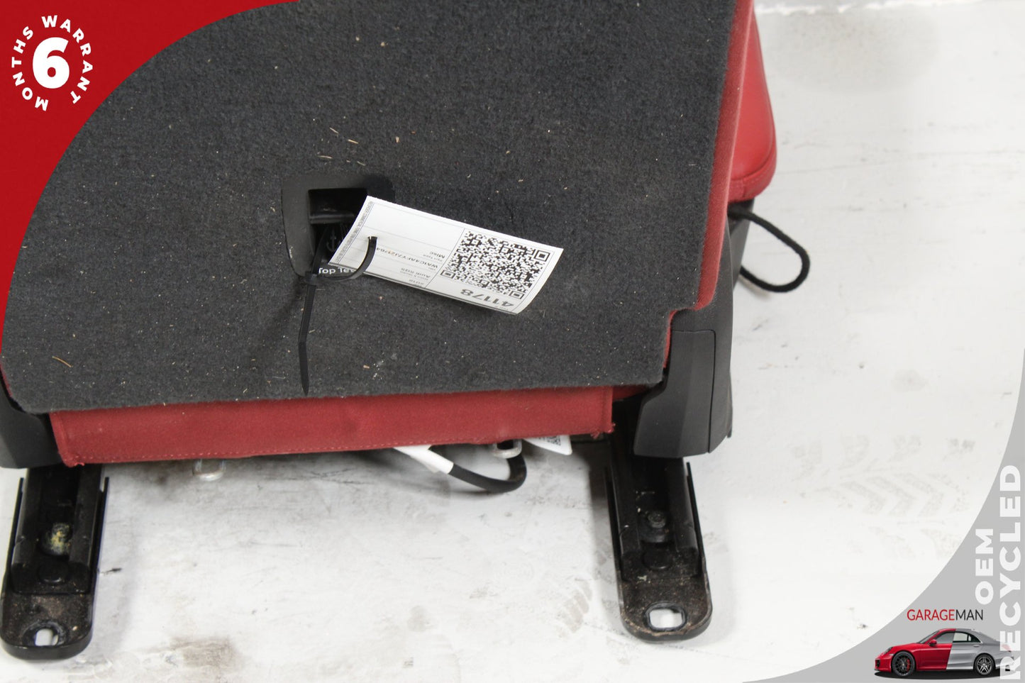 2018-2020 Audi SQ5 SUV Rear Right Passenger Side Complete Seat Assembly Red OEM