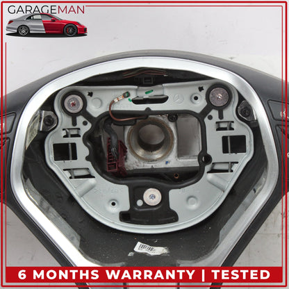 2012-2018 Mercedes W212 E250 Steering Wheel w/ Paddle Shifters 2184600818 OEM