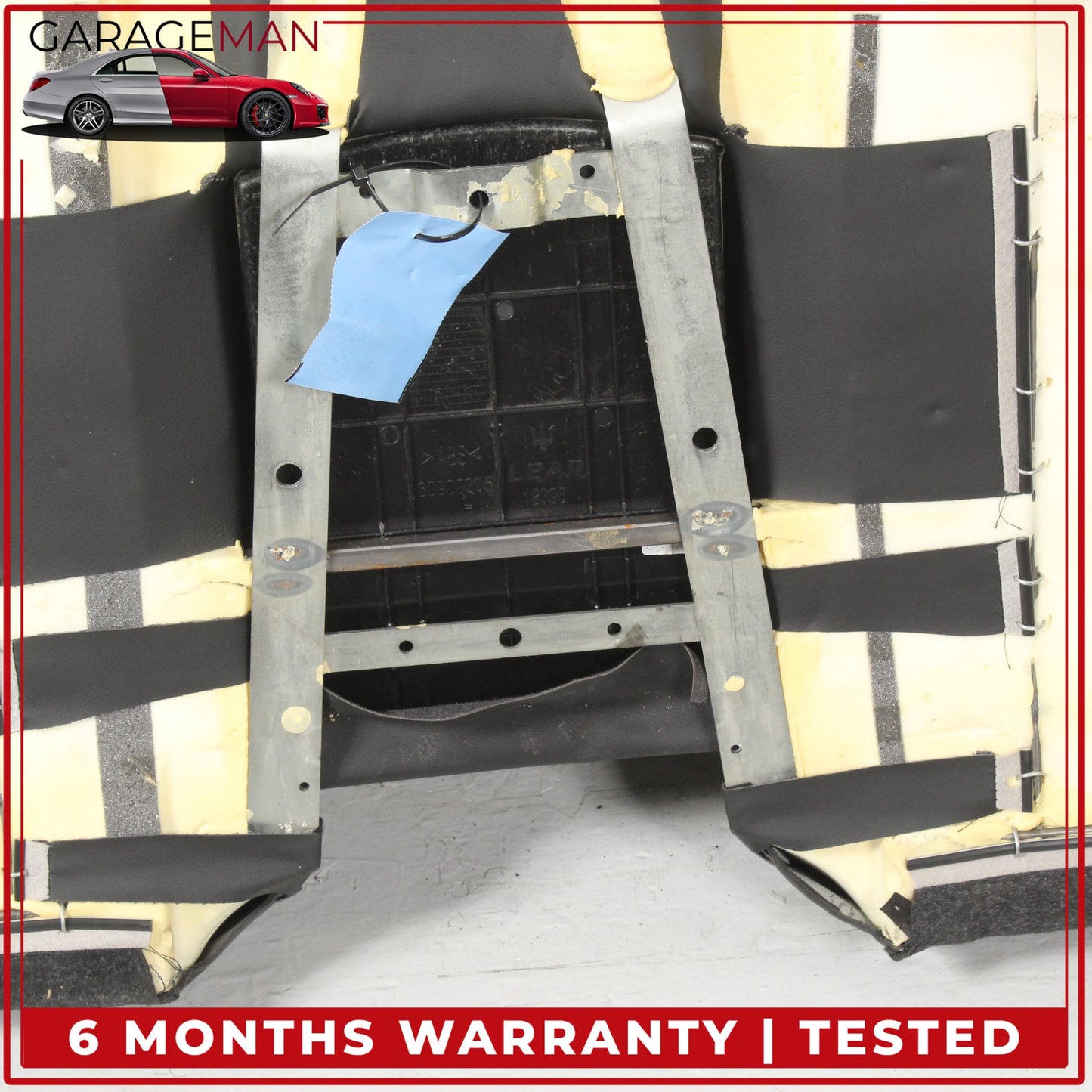 2013-2018 Maserati GranTurismo M145 Coupe Rear Top Upper Bench Seat Black OEM