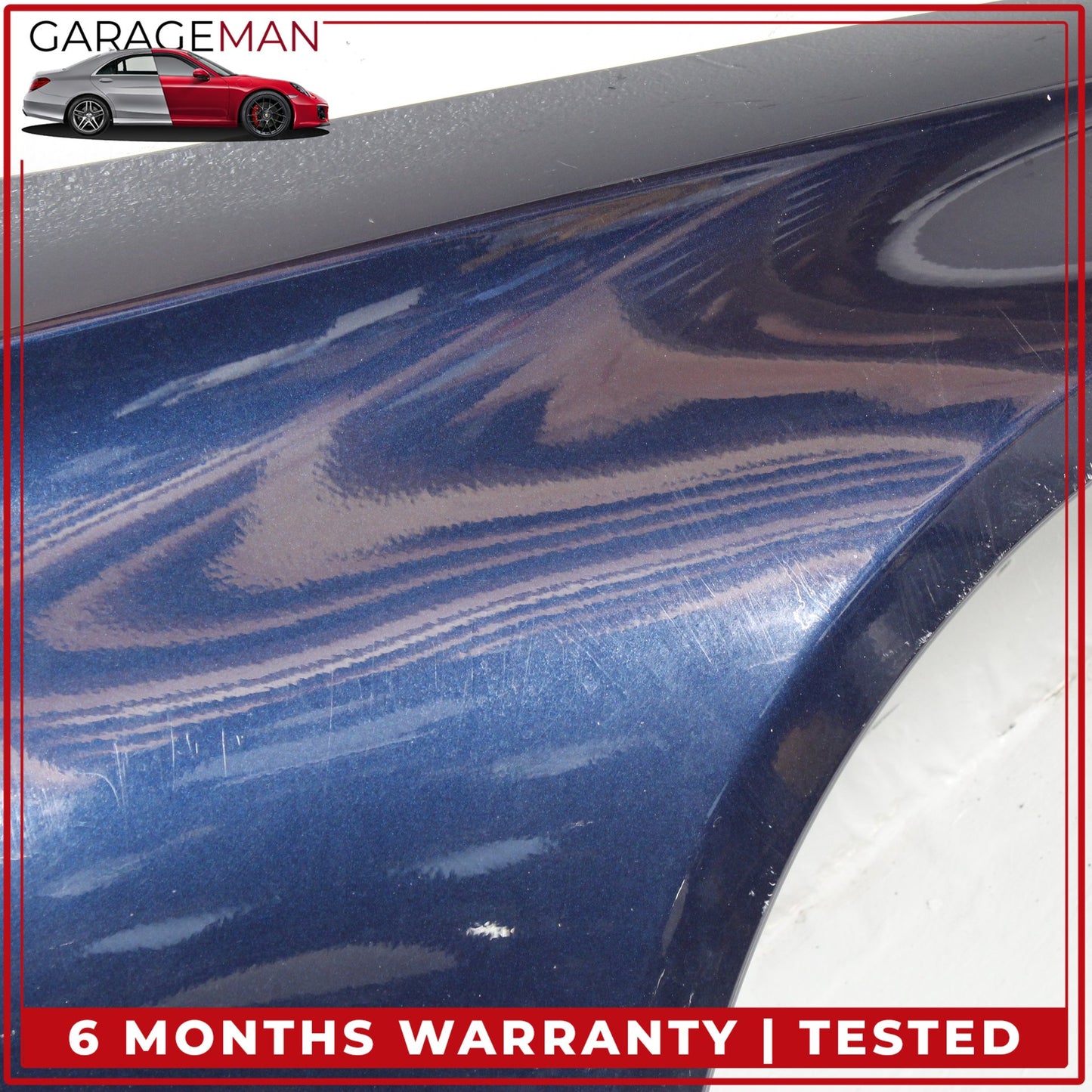 2015-2021 Mercedes W205 C300 Front Right Passenger Side Fender Panel Blue OEM
