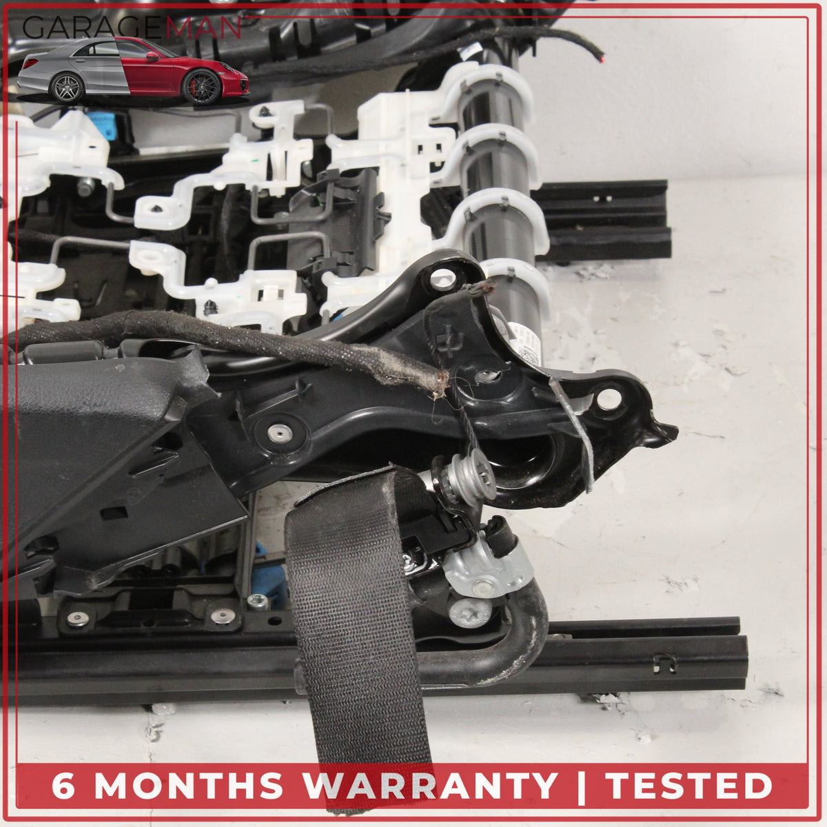 2015-2023 Mercedes W213 E300 Front Left Seat Track Frame Rail w/ Motors OEM