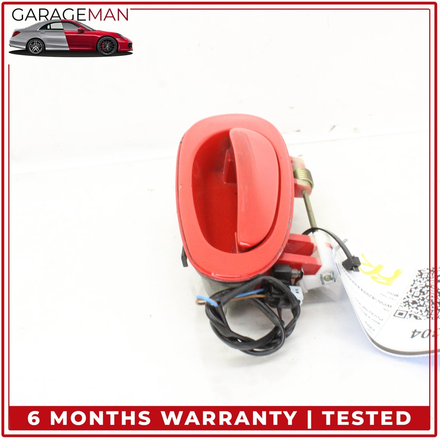 1997-2005 Porsche 911 996 Front Right Side Exterior Door Handle Red OEM