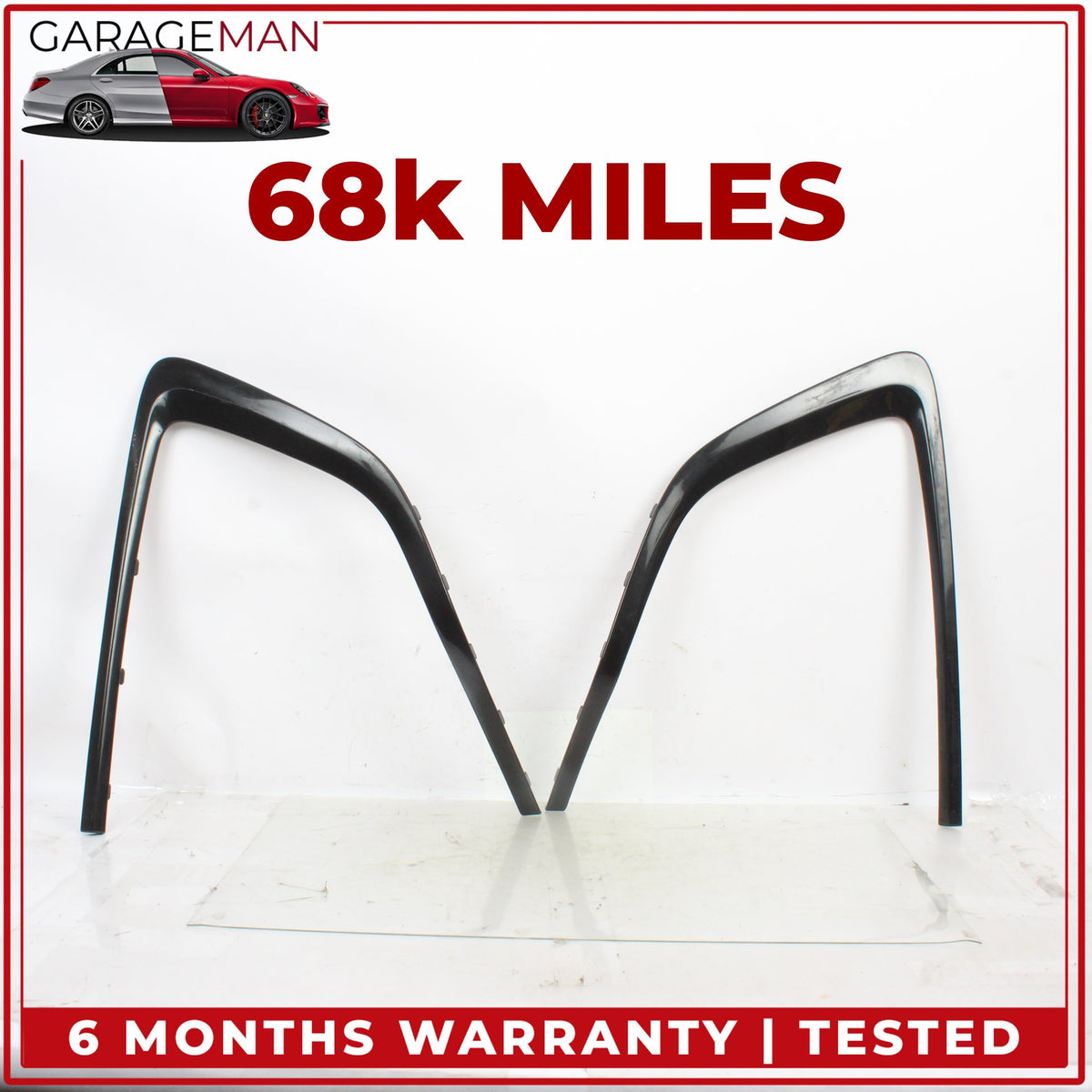 2018-2024 BMW X3 G01 SUV Rear Left & Right Quarter Window Glass Trim Molding OEM