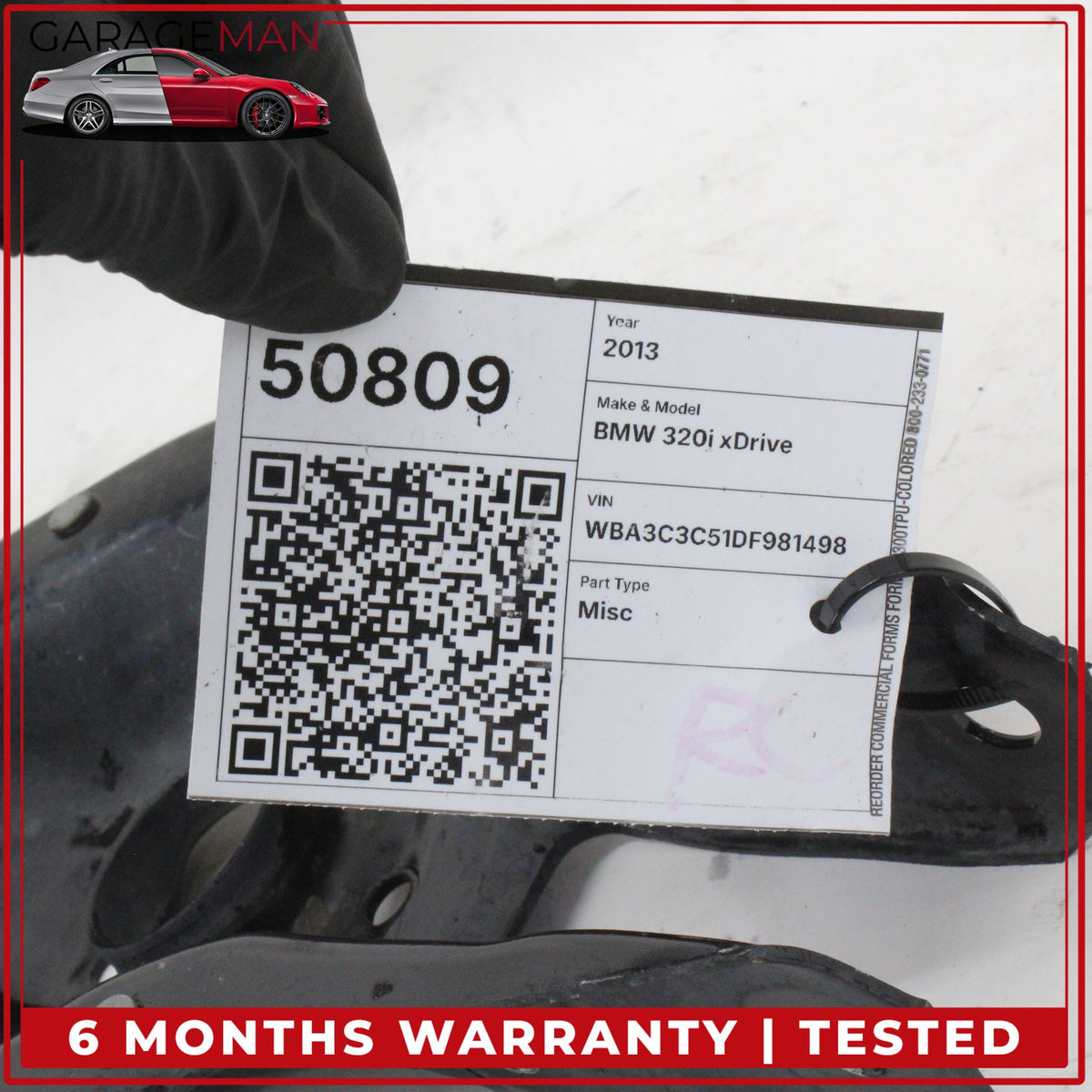 2012-2018 BMW 320i xDrive Rear Right or Left Side Lower Control Arm 6792541 OEM